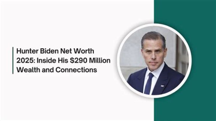 Hunter Biden's Net Worth Unveiled