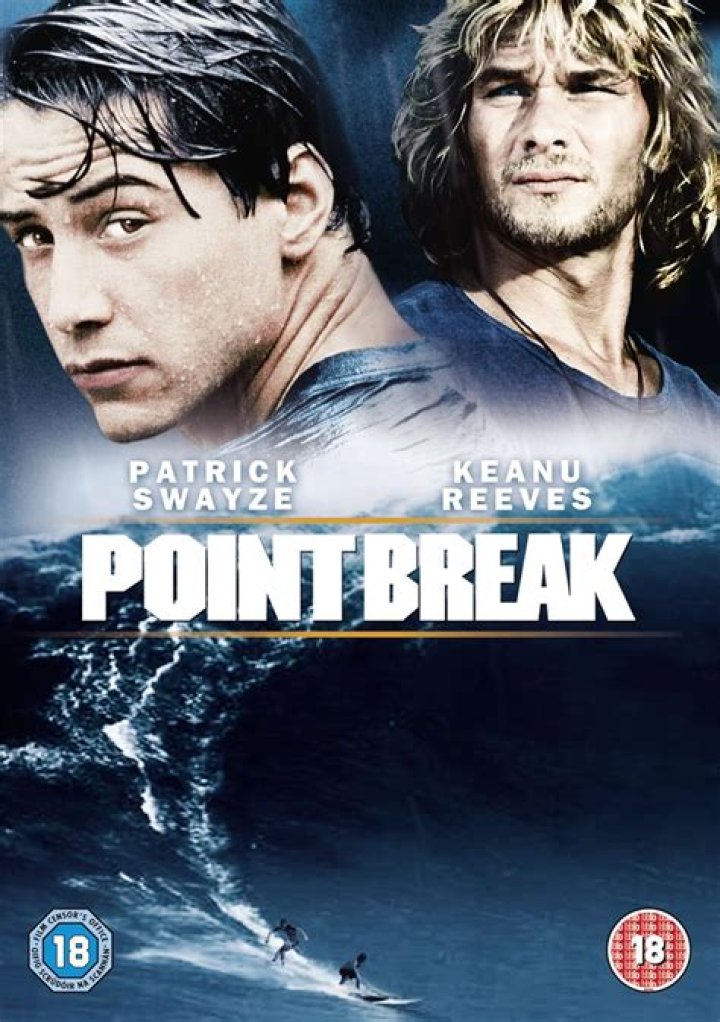 POINT BREAK 1991 DVD Patrick Swayze Keanu Reeves Gary Busey Anthony